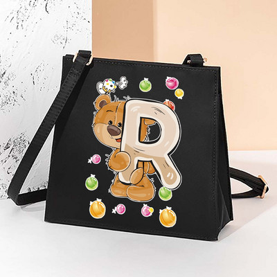 2022. aasta uus mood väikesed kandilised kotid Korea versioon Täiesti sobiv multifunktsionaalne armsa mustriga õlakott naiste kandekott