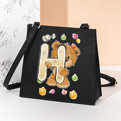 2022. aasta uus mood väikesed kandilised kotid Korea versioon Täiesti sobiv multifunktsionaalne armsa mustriga õlakott naiste kandekott