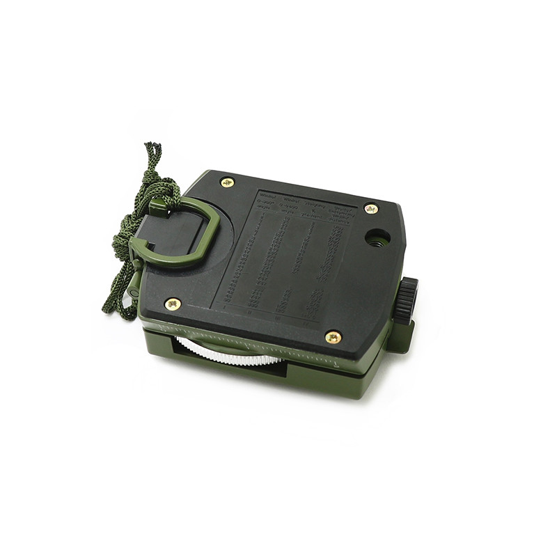 Busolă lentilă K4580, busolă prismatică multifuncțională, militară de înaltă precizie, în stil american, noapte pentru drumeții în camping în aer liber