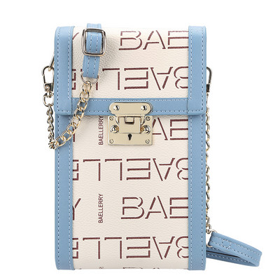 Naiste rahakott Euroopas ja Ameerika Ühendriikides vertikaalne suure mahutavusega lukk mobiiltelefonikott Moeprintimine diagonaalkott hulgimüük