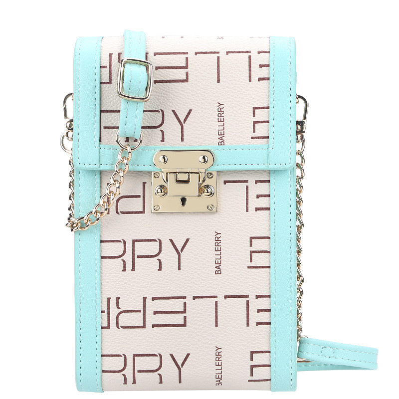 Naiste rahakott Euroopas ja Ameerika Ühendriikides vertikaalne suure mahutavusega lukk mobiiltelefonikott Moeprintimine diagonaalkott hulgimüük