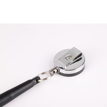 Къмпинг Heavy Duty Retractable Pen Pull Holder Макара Дърводелски Моливи Anti Lost Rope Ключодържател Верига Щипка за колан