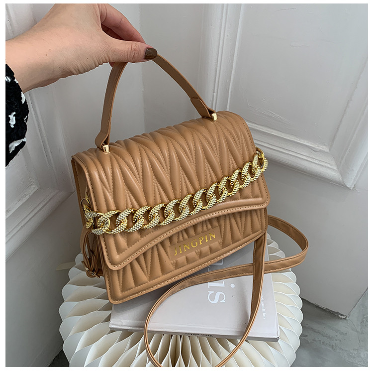 Naiste käekotid Luksusliku disainiga naiste PU-nahast õlakott, väike ühevärviline naiste käekott vabaaja naiste kandekott