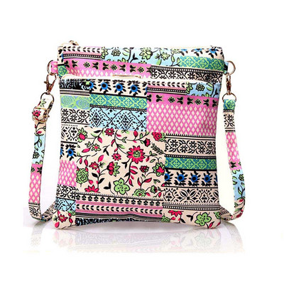 Mood Crossbody kotid naistele Vabaaja naiste õlakott Naiste PU-nahast käekott Vintage lillede printimine tüdrukute kotid Bolsas