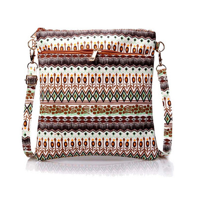 Mood Crossbody kotid naistele Vabaaja naiste õlakott Naiste PU-nahast käekott Vintage lillede printimine tüdrukute kotid Bolsas