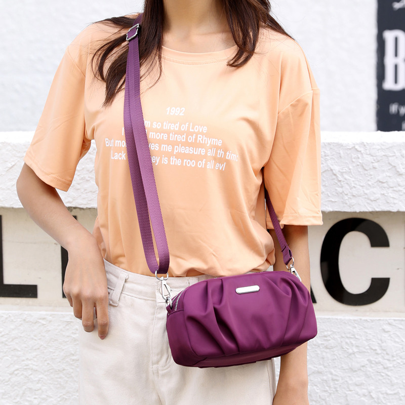 Crossbody táska női nylon vízálló válltáska tömör cipzáras kis utazási pénztárcák és kézitáskák Bolsa Feminina Bolsos Mujer Sac