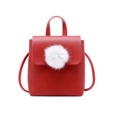 Νέα μόδα τσάντα ώμου 2018 Μαλακή τσάντα παραλίας Γυναικεία τσάντα γλυκιά PU δερμάτινη τσάντα μαλλιών Μίνι κοριτσίστικη τσέπη Απλές τσάντες χιαστί