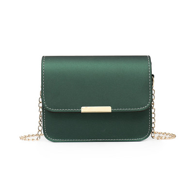 2018 Нова модна дамска чанта Момичешка чанта за рамо Верига Малка плажна чанта за пътуване Hasp Дамска чанта от PU кожа Sac Bolsa Feminina