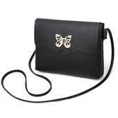 Νέα άφιξη Μόδα Γλυκιά γυναικεία τσάντα ώμου PU Δερμάτινη τσάντα χειρός πεταλούδα με κλειδαριά πόρπη Γυναικεία τσάντα ταξιδιού Κορίτσι Casual bag Beach Sac