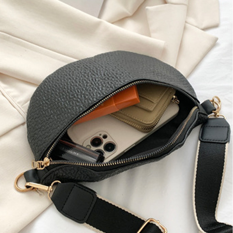 Brändi naiste vöökott Moodne nahast pakk mündikott Kvaliteetne naiste vöökott Disainer õlakott rinnakorv