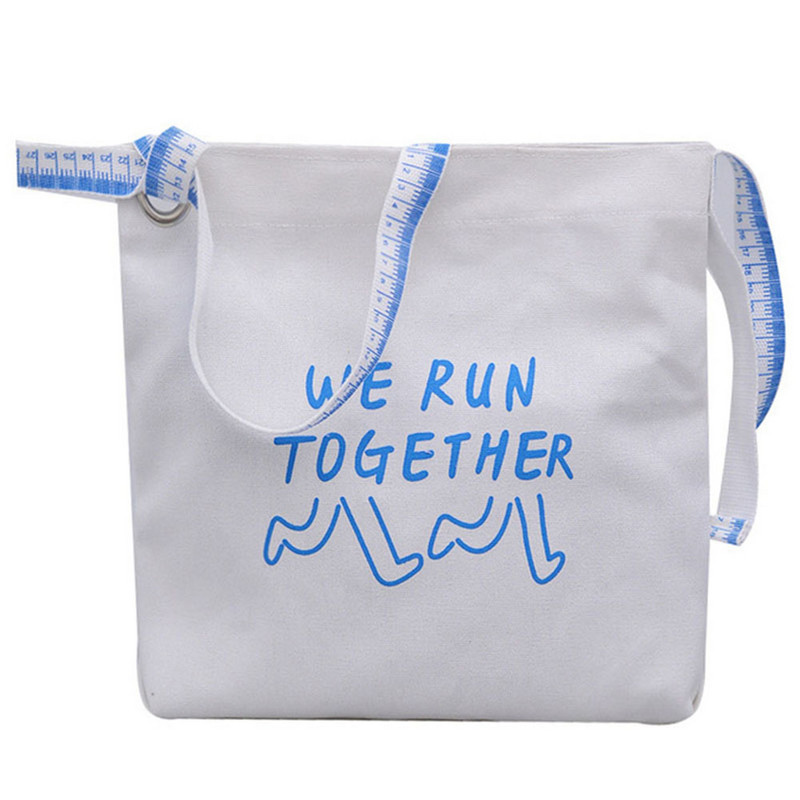 Νέα μόδα καμβά γυναικεία τσάντα Casual πολυτελείς τσάντες γυναικείες τσάντες επώνυμα γράμματα εμπριμέ τσάντα ώμου Χάρακας λουρί τσάντα παραλίας Bolsa