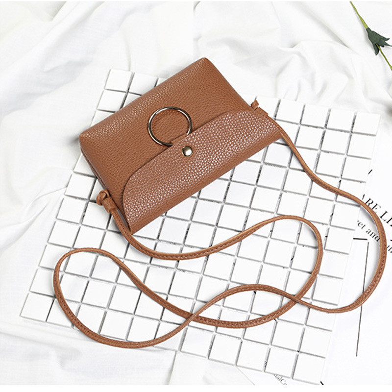 Γυναικεία Τσάντα ώμου PU Δερμάτινη χιαστί τσάντες Messenger Ταξίδι Lady Girl Casual Satchel Purse-30