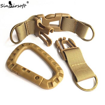 SINAIRSOFT Армейска военна тактическа раница Lock Lock Mutifunctional Outdoor Hunting Camping Turing Buckle Carabiner Accessories