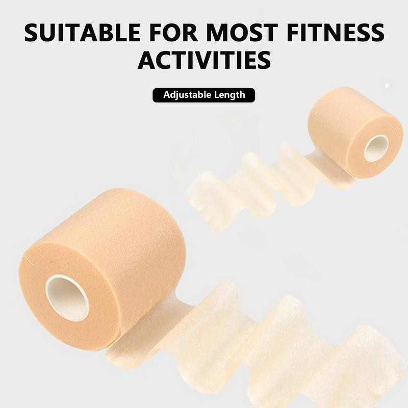 Putu kokvilnas ādas plēve pašlīmējoša elastīga pārsējs elkoņa ceļgala ādas maskas plēve putu apakšsaiņojums sportam sporta lentei