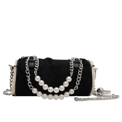 Τσάντα ώμου υψηλής ποιότητας Γυναικεία Pearl Chain Chain Τσάντα 2022 Νέα μόδα τσάντα χειρός Hot-seller Τσάντα χειρός Messenger Τσάντα κυλίνδρου
