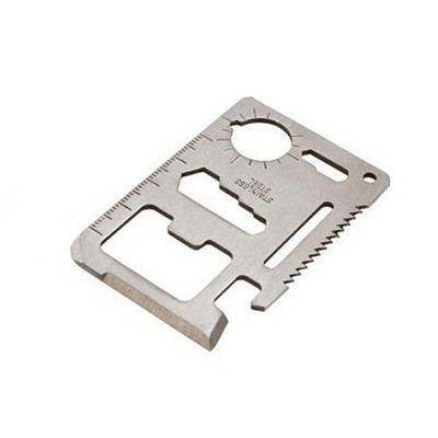 11 az 1-ben zsebszerszámos kártyakés vadászat túlélő kemping katonai többfunkciós kártyakés