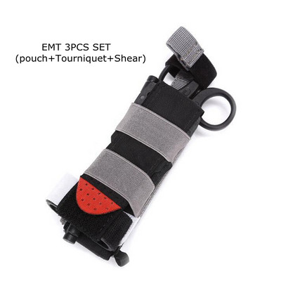 Taktikaline Molle esmaabikomplekt žguttide kott, käärihoidja EDC kott jahindus ellujäämise uurimine hädaabi hemostaasi rihmakott