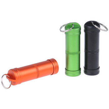 Capsule Survival Seal Trunk Αδιάβροχο κουτί πεζοπορίας Δοχείο εξωτερικής θήκης για ξηρό μπουκάλι αποθήκευσης Camp Medicine match χάπι