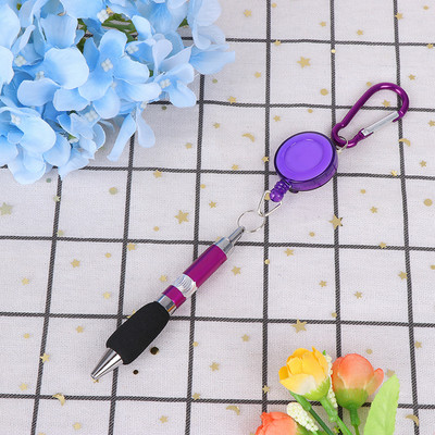 Välistingimustes kasutatavad raskeveokite sissetõmmatav pliiatsihoidja rull Puusepapliiatsid, kaotsiminekuvastased nöörid Võtmehoidja rihmaklambrid