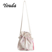 Youda Γυναικείες τσάντες ώμου πρωτότυπου κινέζικου στυλ Κλασικές τσάντες κουβά αγορών Μίνι τσάντα για χαριτωμένα κορίτσια Γυναικείες τσάντες