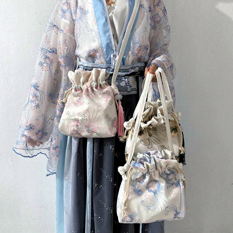 Youda Γυναικείες τσάντες ώμου πρωτότυπου κινέζικου στυλ Κλασικές τσάντες κουβά αγορών Μίνι τσάντα για χαριτωμένα κορίτσια Γυναικείες τσάντες