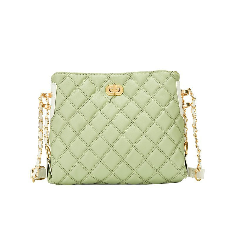 Uus moodne pehmest nahast õlakott Korea mitmekülgne ketikott, suure mahutavusega Lingge naiste ämbrikott