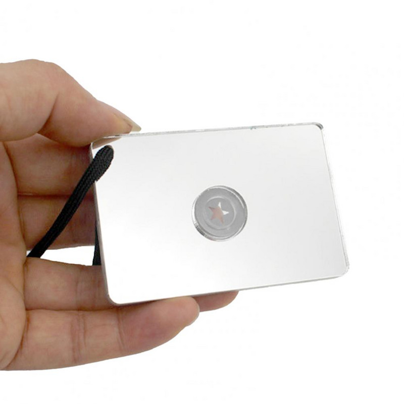 Φορητός ευέλικτος ακρυλικός ηλιογράφος με σχοινί Εξωτερικά εργαλεία Ανακλαστικοί καθρέφτες σήματος σκάφους Φθορίζοντες για εξωτερικούς χώρους