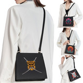 New Trend Single Product Premium Shoulder Bag Woman Diagonal Bag Funny Monster Pattern Printing Τσάντα Commuter Τσάντα κινητού τηλεφώνου