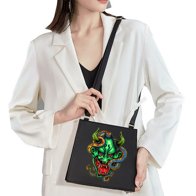 New Trend Single Product Premium Shoulder Bag Woman Diagonal Bag Funny Monster Pattern Printing Τσάντα Commuter Τσάντα κινητού τηλεφώνου