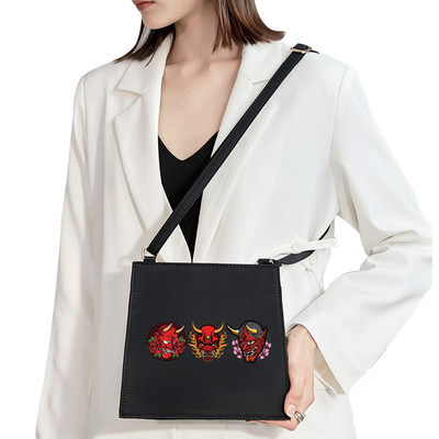 New Trend Single Product Premium Shoulder Bag Woman Diagonal Bag Funny Monster Pattern Printing Τσάντα Commuter Τσάντα κινητού τηλεφώνου