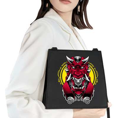 New Trend Single Product Premium Shoulder Bag Woman Diagonal Bag Funny Monster Pattern Printing Τσάντα Commuter Τσάντα κινητού τηλεφώνου