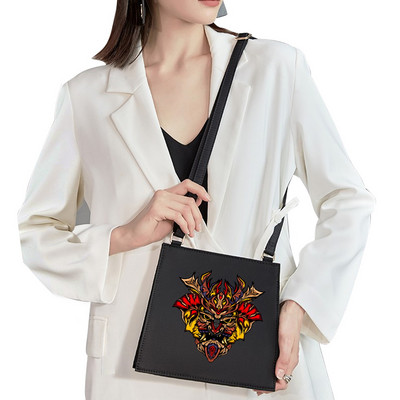 New Trend Single Product Premium Shoulder Bag Woman Diagonal Bag Funny Monster Pattern Printing Τσάντα Commuter Τσάντα κινητού τηλεφώνου