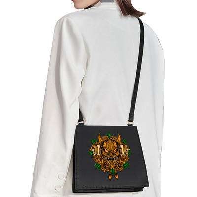 New Trend Single Product Premium Shoulder Bag Woman Diagonal Bag Funny Monster Pattern Printing Τσάντα Commuter Τσάντα κινητού τηλεφώνου