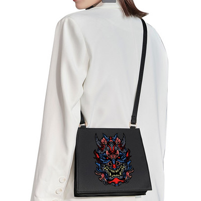 New Trend Single Product Premium Shoulder Bag Woman Diagonal Bag Funny Monster Pattern Printing Τσάντα Commuter Τσάντα κινητού τηλεφώνου