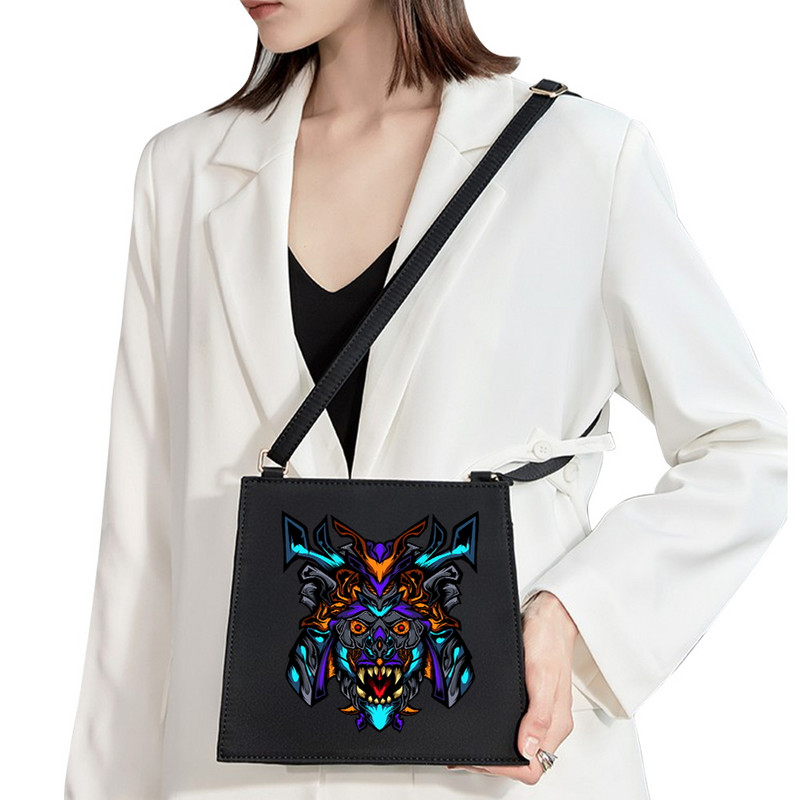 New Trend Single Product Premium Shoulder Bag Woman Diagonal Bag Funny Monster Pattern Printing Τσάντα Commuter Τσάντα κινητού τηλεφώνου