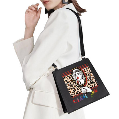 Commuter Bag Woman Bag Fashion Τσάντα ώμου Leopard Pattern Printing Series Portable Evening Bag Square Bag Basic 2022 Shopping