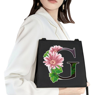 2022 Mood Naine Bränd Sweet Style Kommunikatsiooni õlakott Esialgne nimi Kiri Muster Trükikott Ruudukujuline Naiste Lihtne kandekott