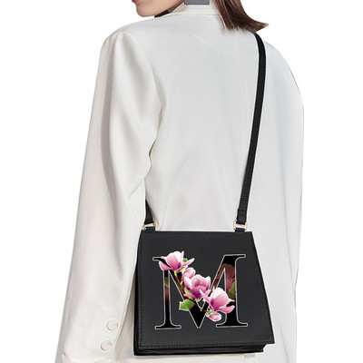 2022 Mood Naine Bränd Sweet Style Kommunikatsiooni õlakott Esialgne nimi Kiri Muster Trükikott Ruudukujuline Naiste Lihtne kandekott