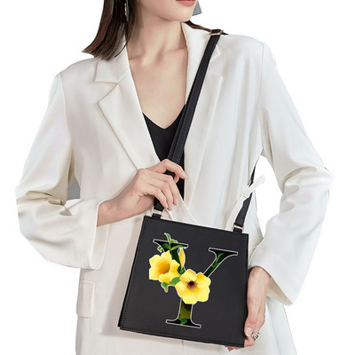 2022 Mood Naine Bränd Sweet Style Kommunikatsiooni õlakott Esialgne nimi Kiri Muster Trükikott Ruudukujuline Naiste Lihtne kandekott