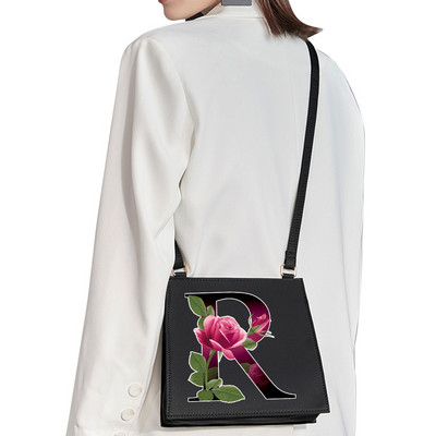 2022 Mood Naine Bränd Sweet Style Kommunikatsiooni õlakott Esialgne nimi Kiri Muster Trükikott Ruudukujuline Naiste Lihtne kandekott