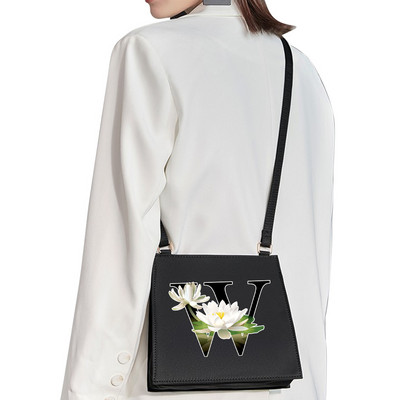 2022 Mood Naine Bränd Sweet Style Kommunikatsiooni õlakott Esialgne nimi Kiri Muster Trükikott Ruudukujuline Naiste Lihtne kandekott