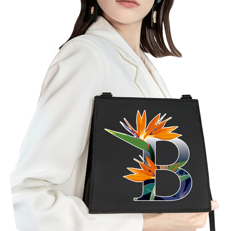 2022 Mood Naine Bränd Sweet Style Kommunikatsiooni õlakott Esialgne nimi Kiri Muster Trükikott Ruudukujuline Naiste Lihtne kandekott