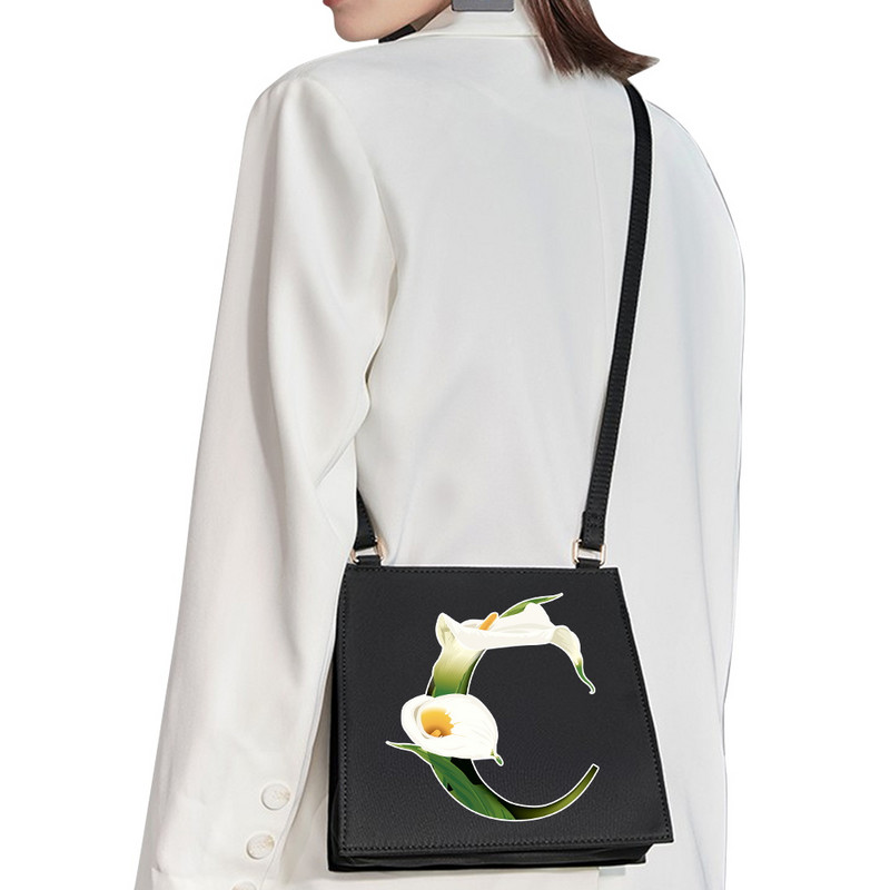 2022 Mood Naine Bränd Sweet Style Kommunikatsiooni õlakott Esialgne nimi Kiri Muster Trükikott Ruudukujuline Naiste Lihtne kandekott