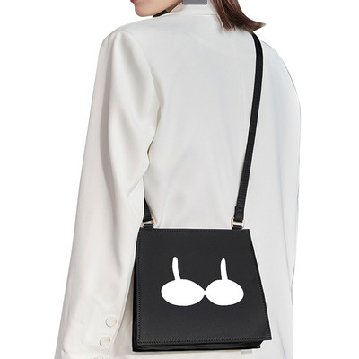 Tänav klassikaline kandikott Rind Naljakas mustriga trükkimine Pendelkott Naisekott Moodne õlakott Õhtukott Basic käekott