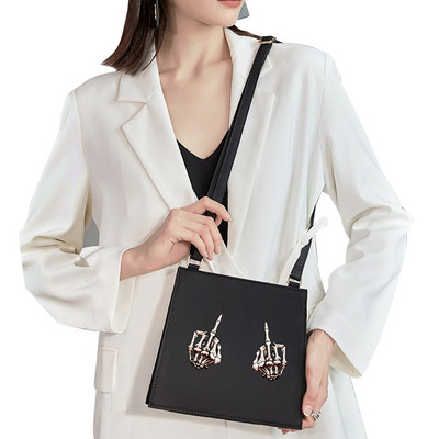 Tänav klassikaline kandikott Rind Naljakas mustriga trükkimine Pendelkott Naisekott Moodne õlakott Õhtukott Basic käekott