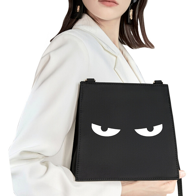 Tänav klassikaline kandikott Rind Naljakas mustriga trükkimine Pendelkott Naisekott Moodne õlakott Õhtukott Basic käekott