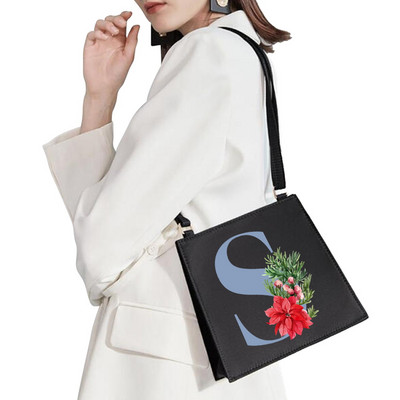 2022 Mood Naine Bränd Sweet Style Kommunikatsiooni õlakott Esialgne nimi Kiri Muster Trükikott Ruudukujuline Naiste Lihtne kandekott