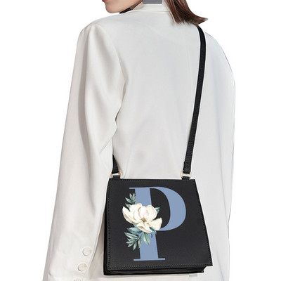 2022 Mood Naine Bränd Sweet Style Kommunikatsiooni õlakott Esialgne nimi Kiri Muster Trükikott Ruudukujuline Naiste Lihtne kandekott