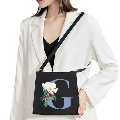 2022 Mood Naine Bränd Sweet Style Kommunikatsiooni õlakott Esialgne nimi Kiri Muster Trükikott Ruudukujuline Naiste Lihtne kandekott