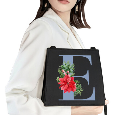 2022 Mood Naine Bränd Sweet Style Kommunikatsiooni õlakott Esialgne nimi Kiri Muster Trükikott Ruudukujuline Naiste Lihtne kandekott